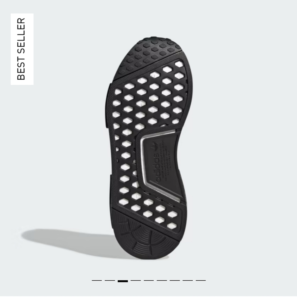Adidas NMD_R1 black white size 7/7.5 - Picture 3 of 12
